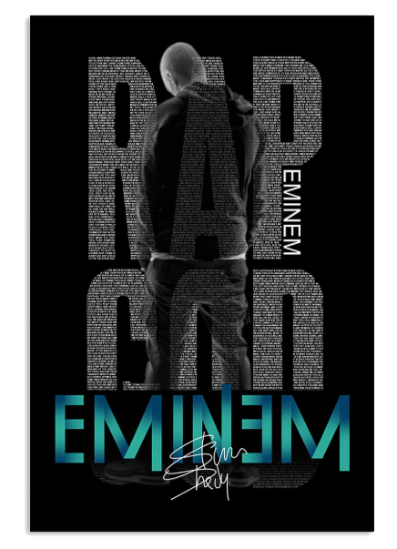 Rap God Eminem poster