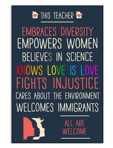 This teacher embraces diversity empowers women believe in science poster