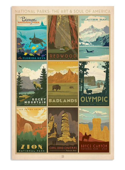 National parks the art and soul of america poster