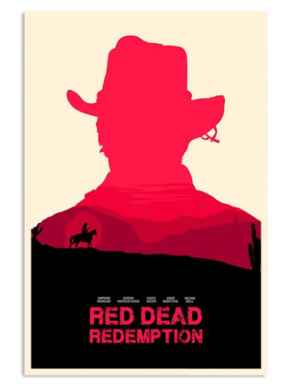 Red dead redemption poster