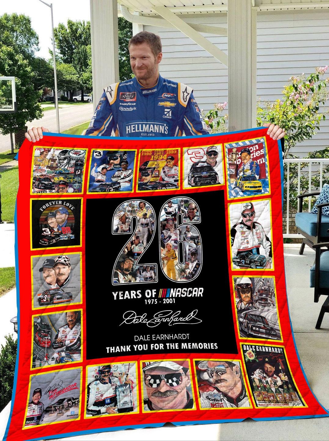 26 years of Nascar Dale Earnhardt quilt