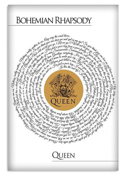 Bohemian Rhapsody Queen poster