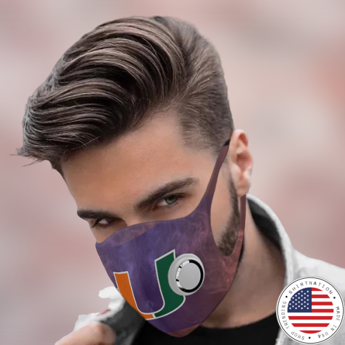 Miami Hurricanes Face Mask