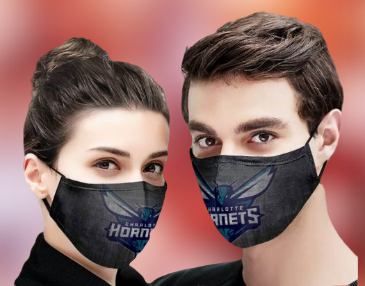 Charlotte Hornets face mask