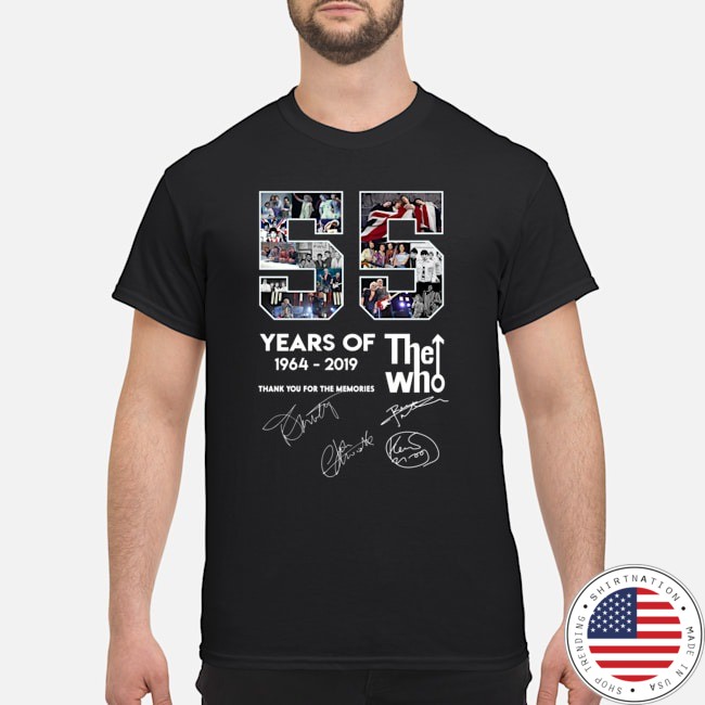 55 years of The Who shirt