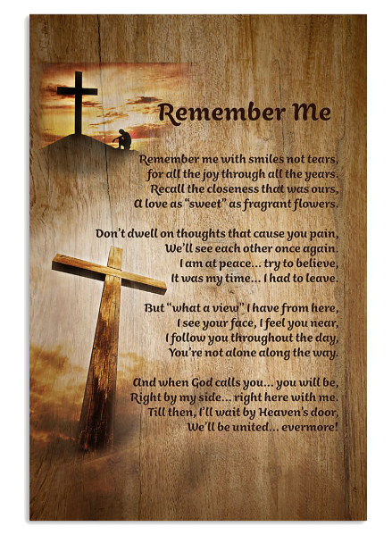 Cross Christ Remember Me poster