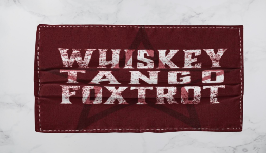 Whiskey tango foxtrot face mask