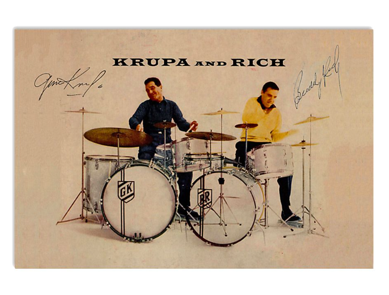 Krupa and Rich signatures poster