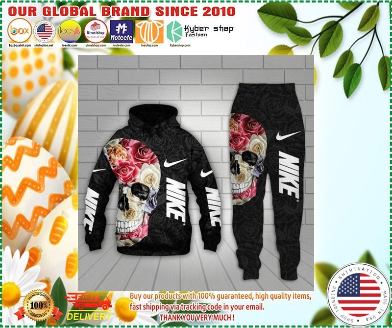 Nike skull 3d hoodie and long pant