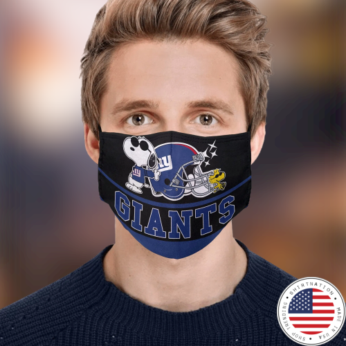 Snoopy New York Giants Face Mask