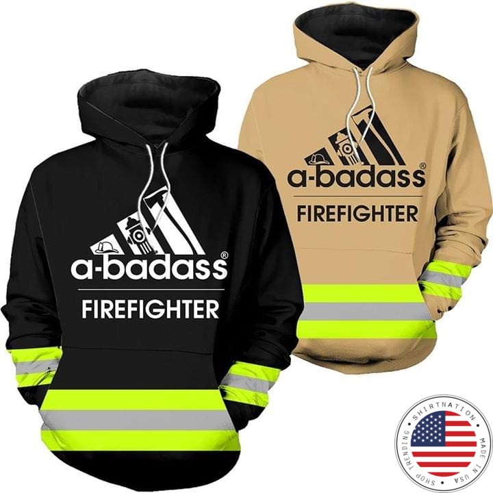 A badass firefighter 3D hoodie