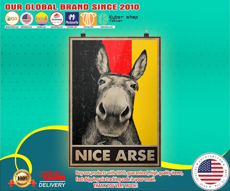 A donkey nice arse poster