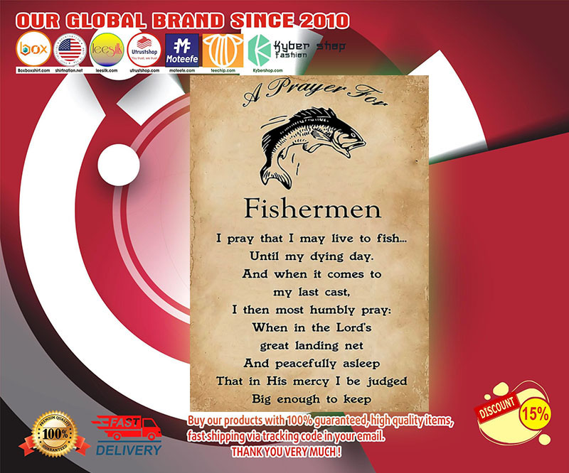 A prayer for fishermen lyrics poster