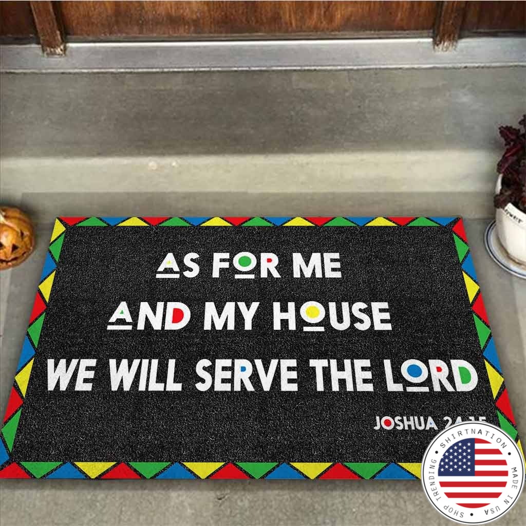 AS for me and my house we will serve the lord doormat2 1