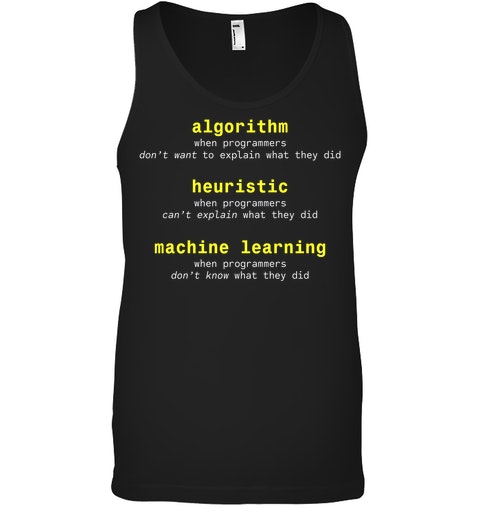 Algorithm Heuristic Machine Learning Shirt7