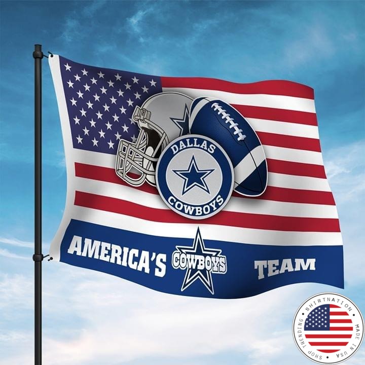 American Cowboy's team flag