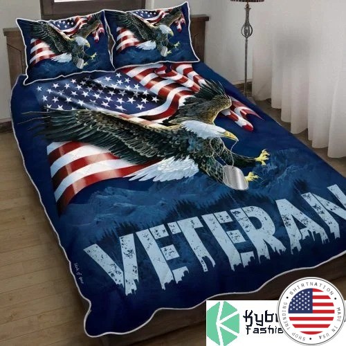 American eagle veteran bedding set
