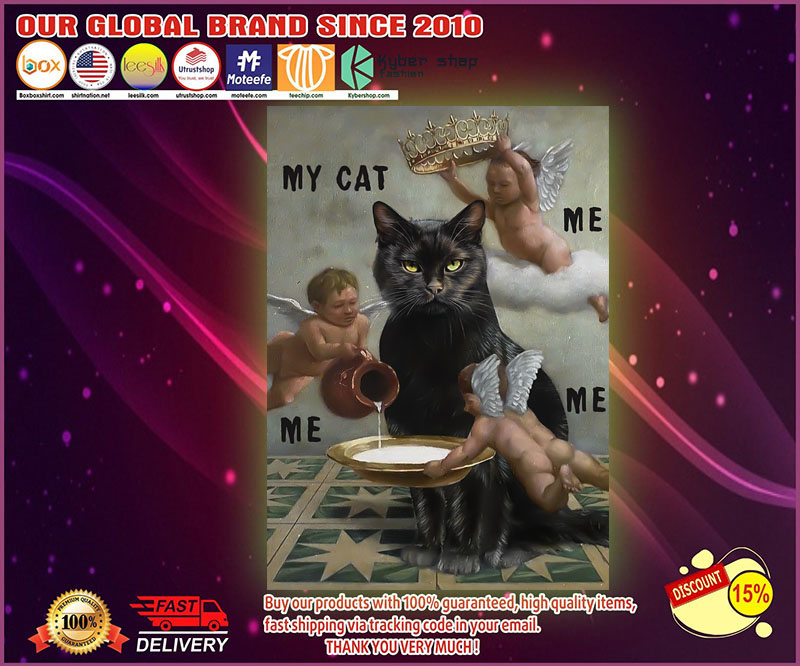 Angel My cat and me poster