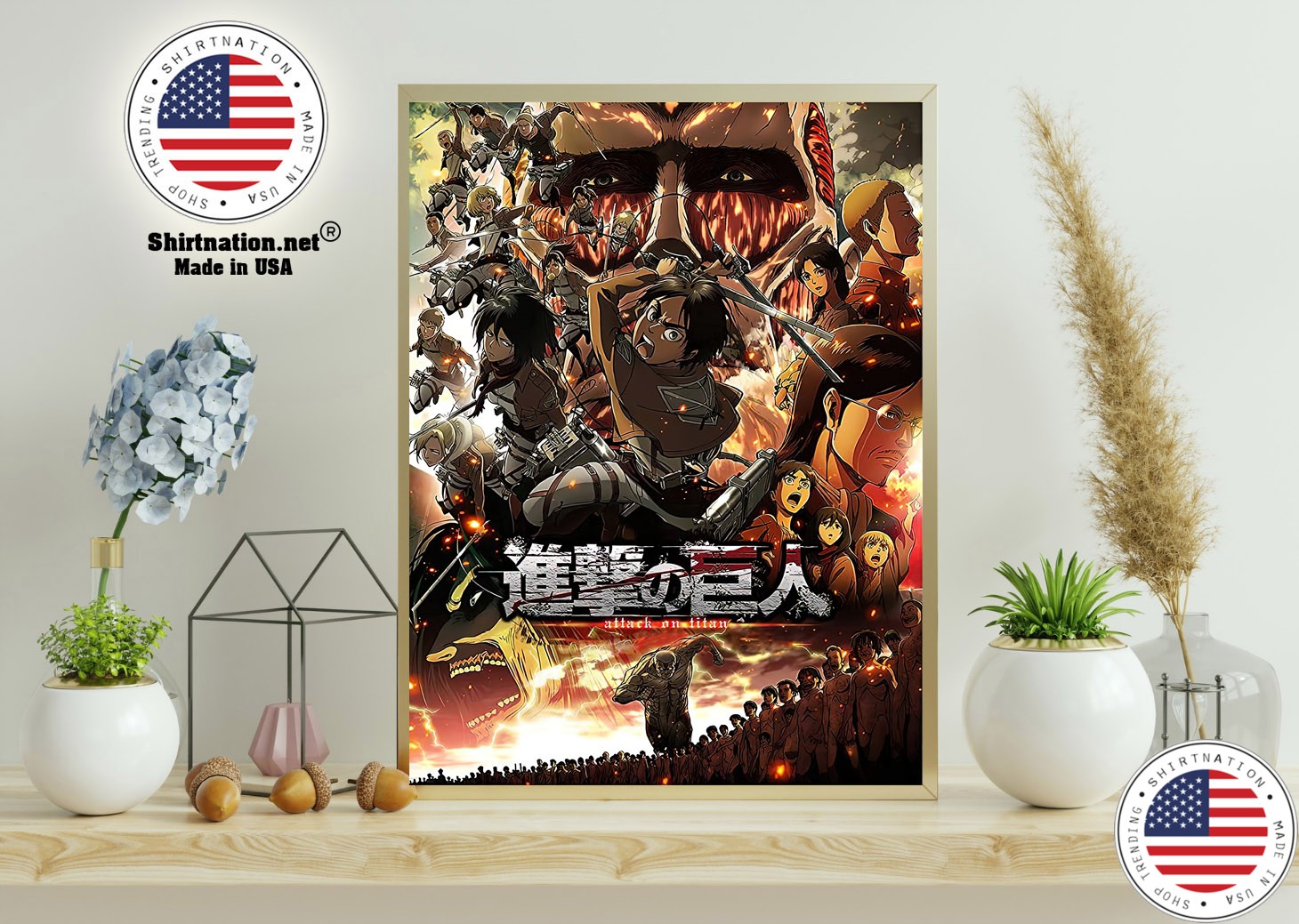 Attack on Titan Japanese Anime poster 11