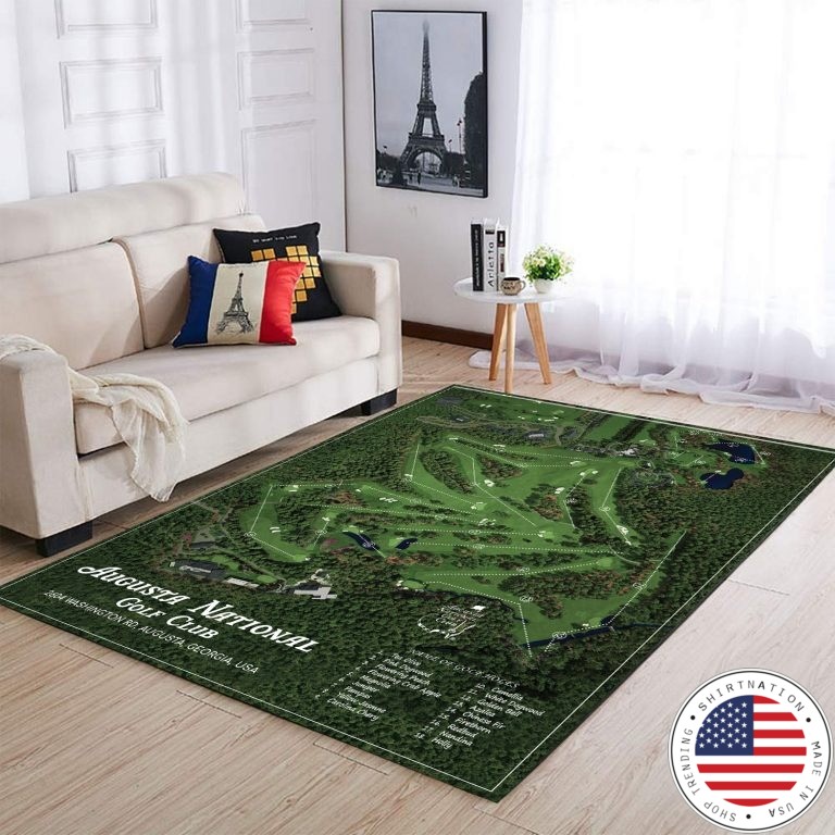 Augusta national golf club rug4