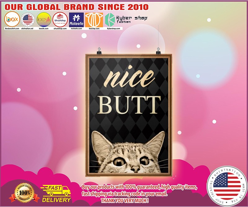 BBS Nice butt Cat poster