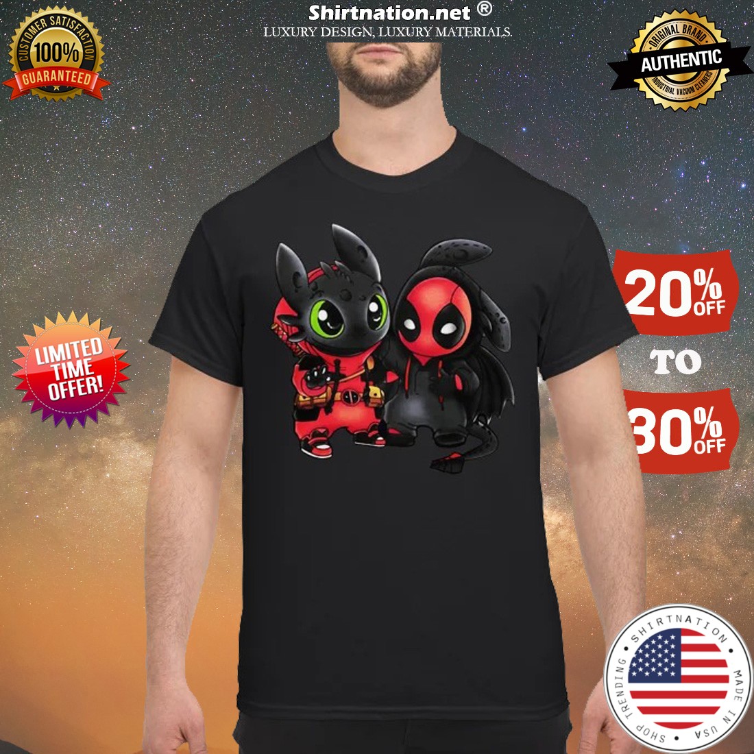 Baby deadpool and stitch shirt