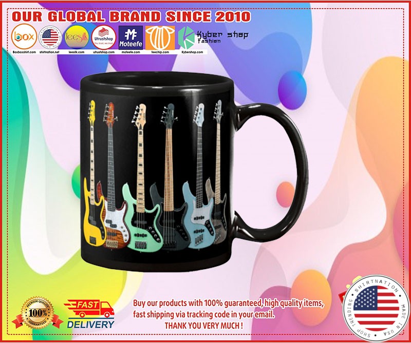 Bass guitar set mug