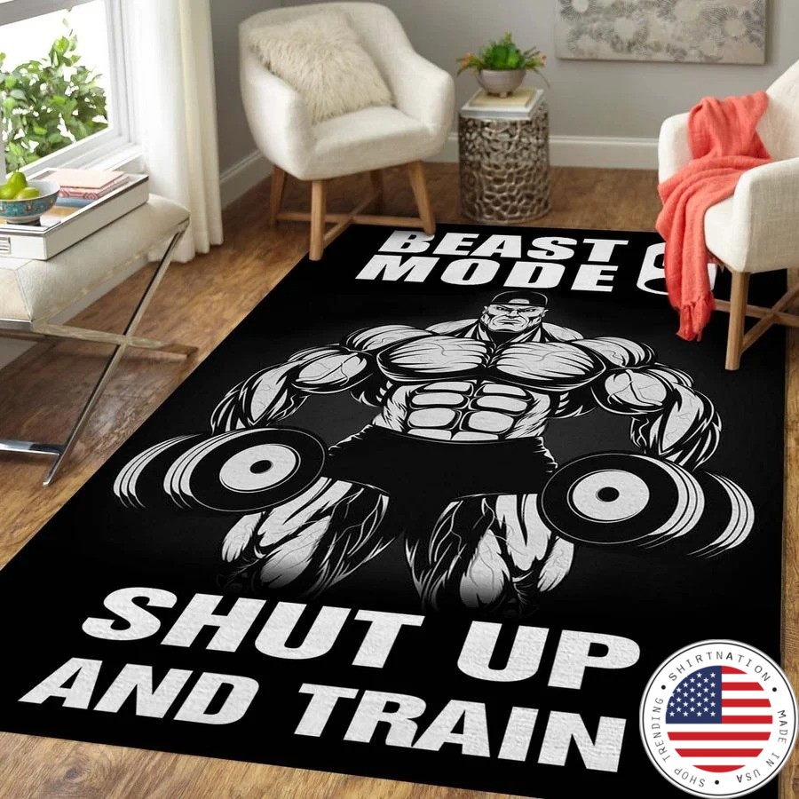 Beast shup up and train rug2