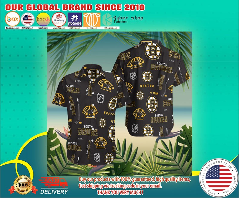 Boston Bruins hawaiian shirt