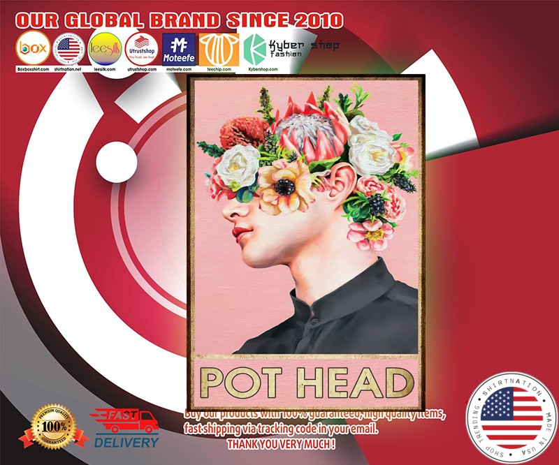 Boy man pot head poster 3