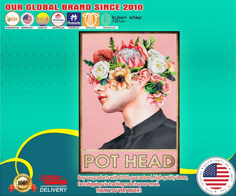 Boy man pot head poster 4