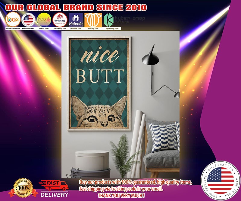 Cat nice Butt poster