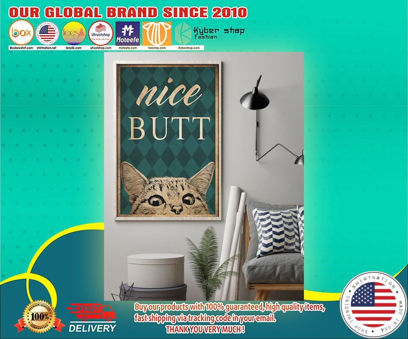 Cat nice Butt poster