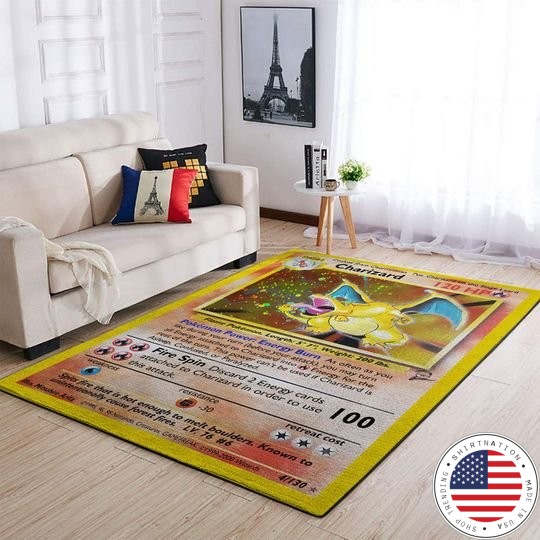 Charizard Pokemon rug1 2