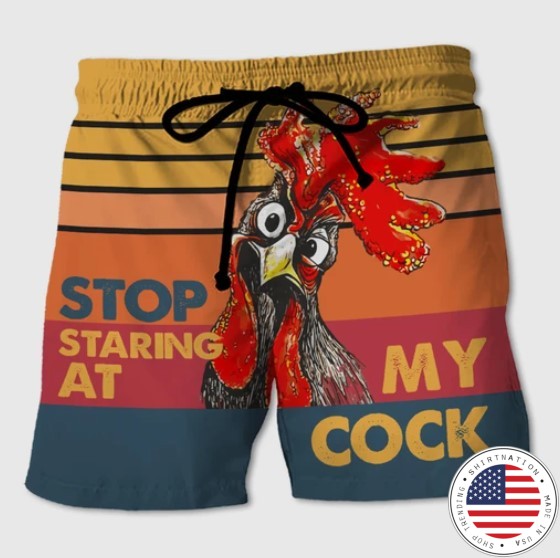 Chicken stop staring at my cock pants2