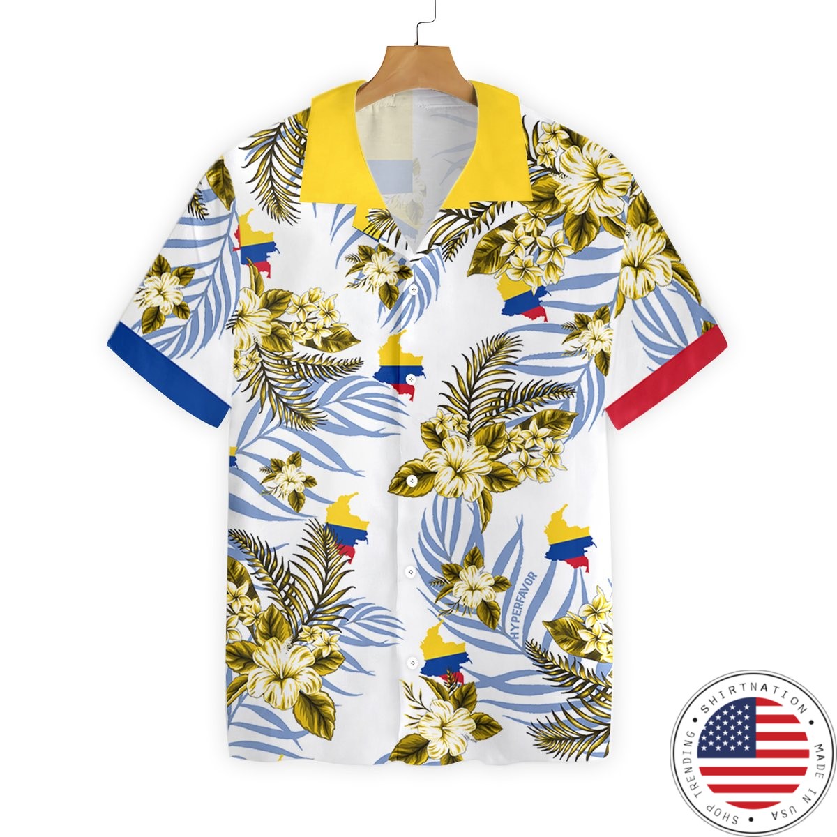 Colombia Proud Hawaiian Shirt