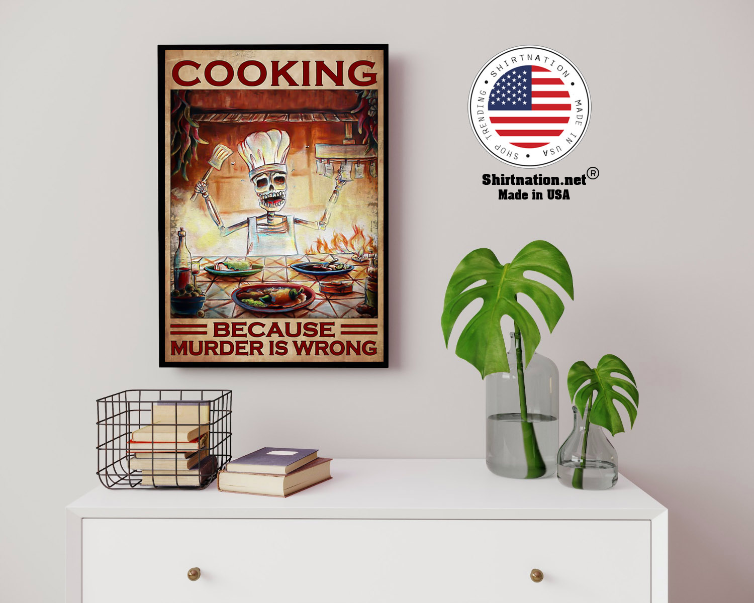 Cooking because murder is wrong poster 14