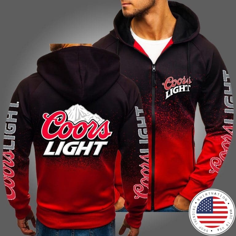 Coors light 3d over print hoodie