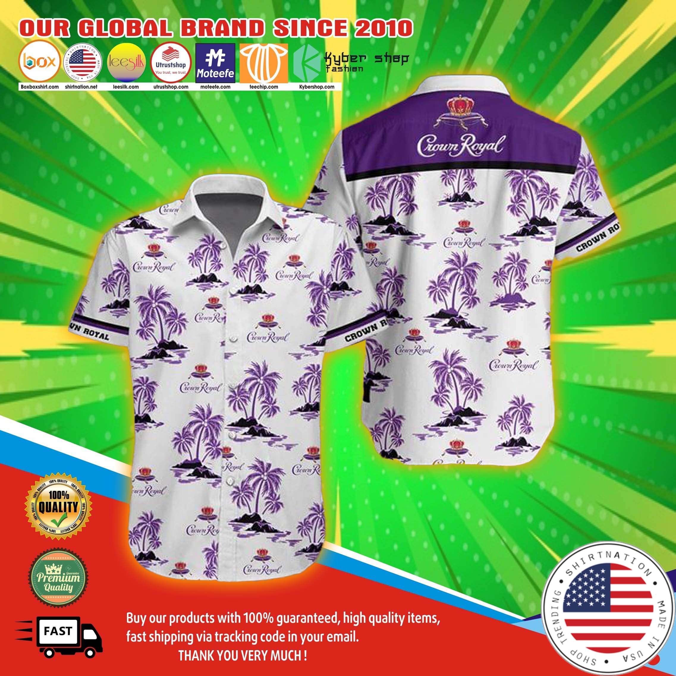 Crown royal hawaiian shirt 8