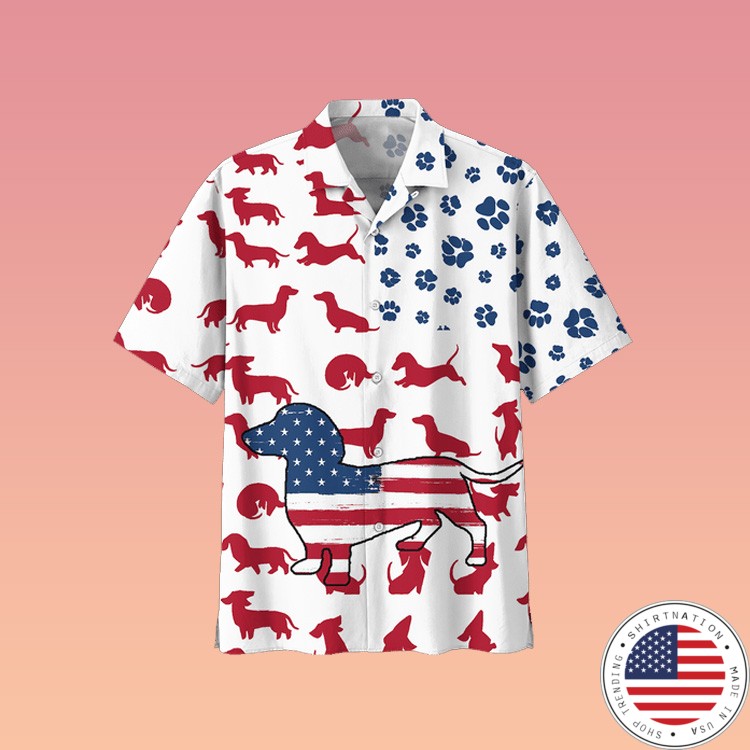 Dachshund Hawaiian shirt3