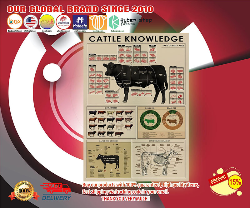 Dairy cow knowledge poster