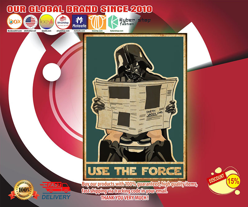 Darth Vader use the force poster