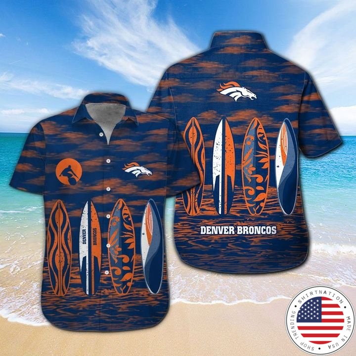Denver Broncos HAWAIIAN And Beach SHORT