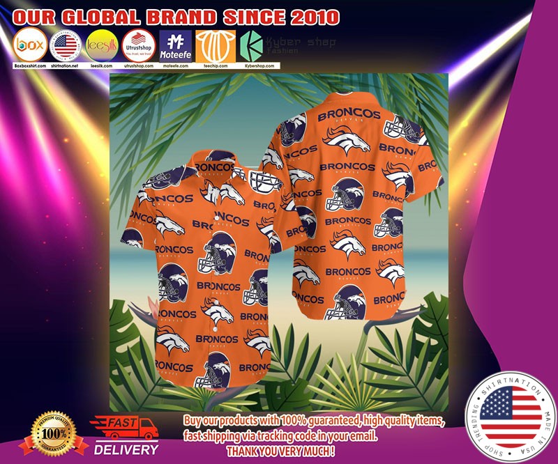 Denver Broncos hawaiian shirt