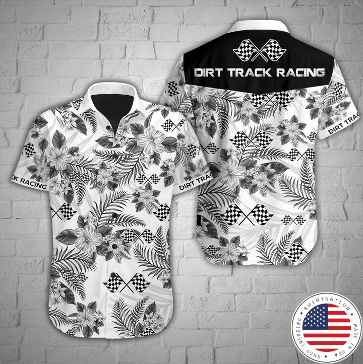 Dirt track racing hawaiian shirt 2