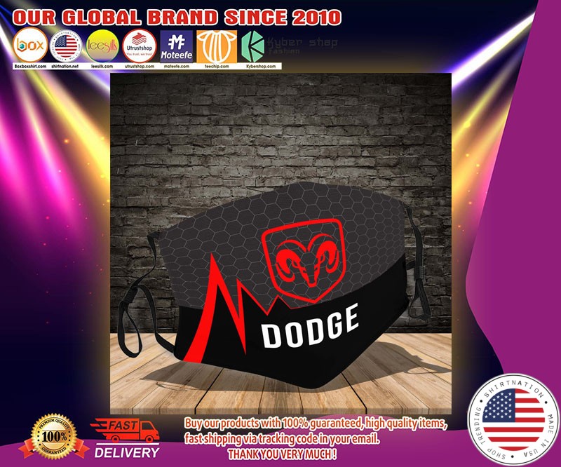 Dodge logo face mask