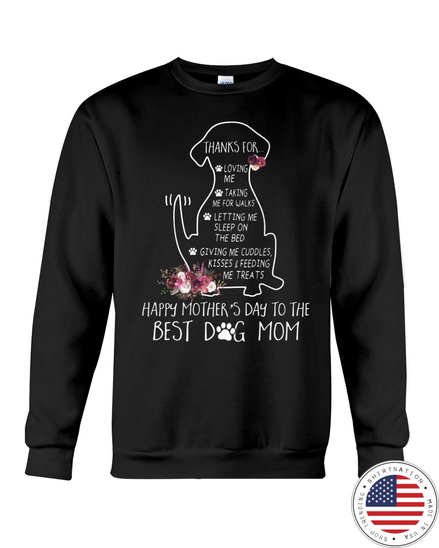 Dog Happy Mothers Day To The Best Dog Mom Shirt3 1