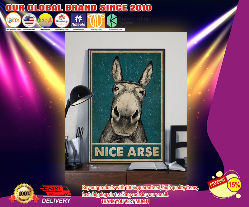 Donkey nice arse vertical poster