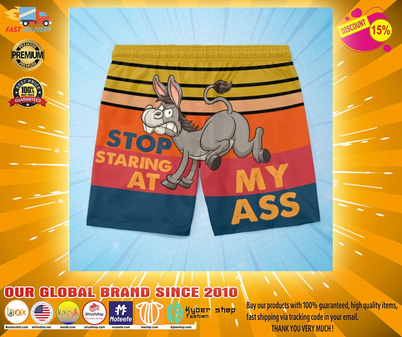 Donkey stop staring at my ass short pants2