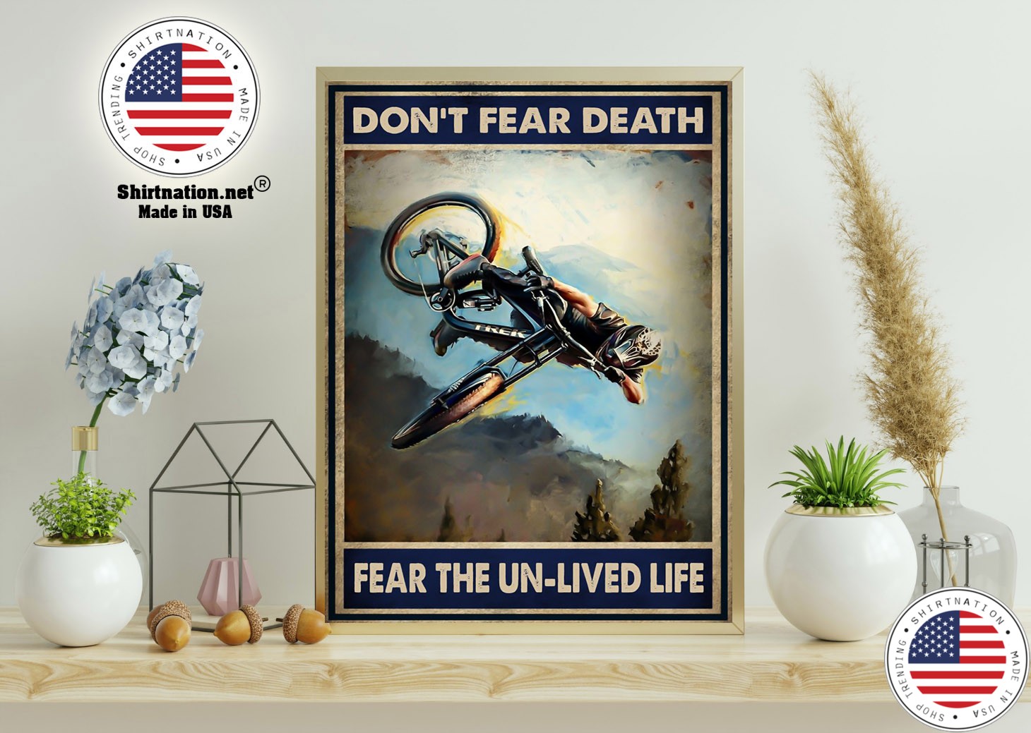 Dont fear death fear the un lived life poster 11